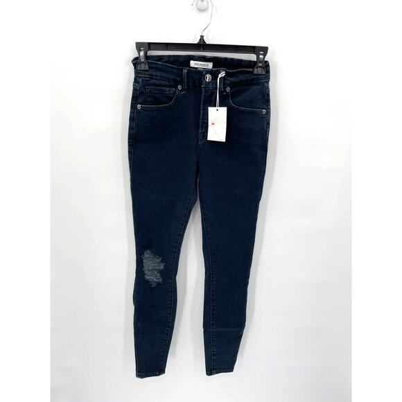 Good American | NWT Good Legs Distressed Denim Jean // 00 or 24 - Picture 1 of 12
